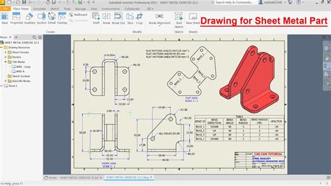 sheet metal assembly drawing|sheet metal drawing easy.